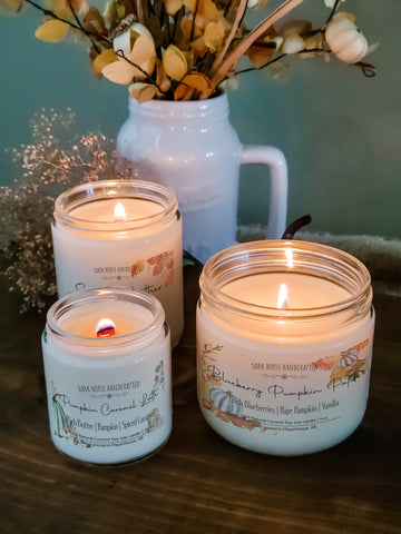Blueberry Pumpkin Patch - Fall Scented Coconut Soy Candle
